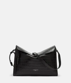 LIEBESKIND BERLIN Kroko Lora Shoulder-Bag M