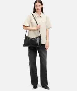 LIEBESKIND BERLIN  Kroko Lora Shoulder-Bag M