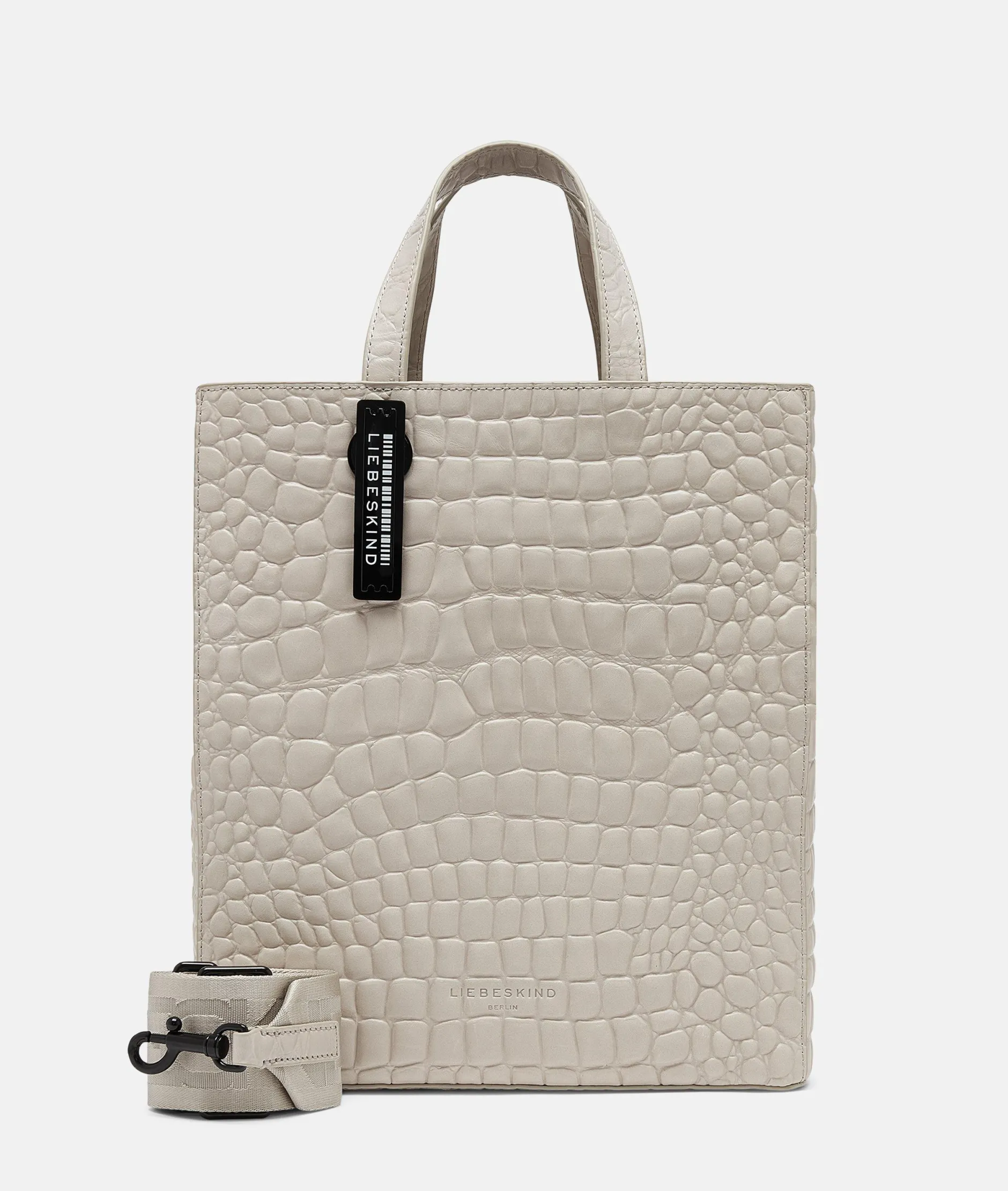 LIEBESKIND BERLIN Kroko Paper Bag Tote M