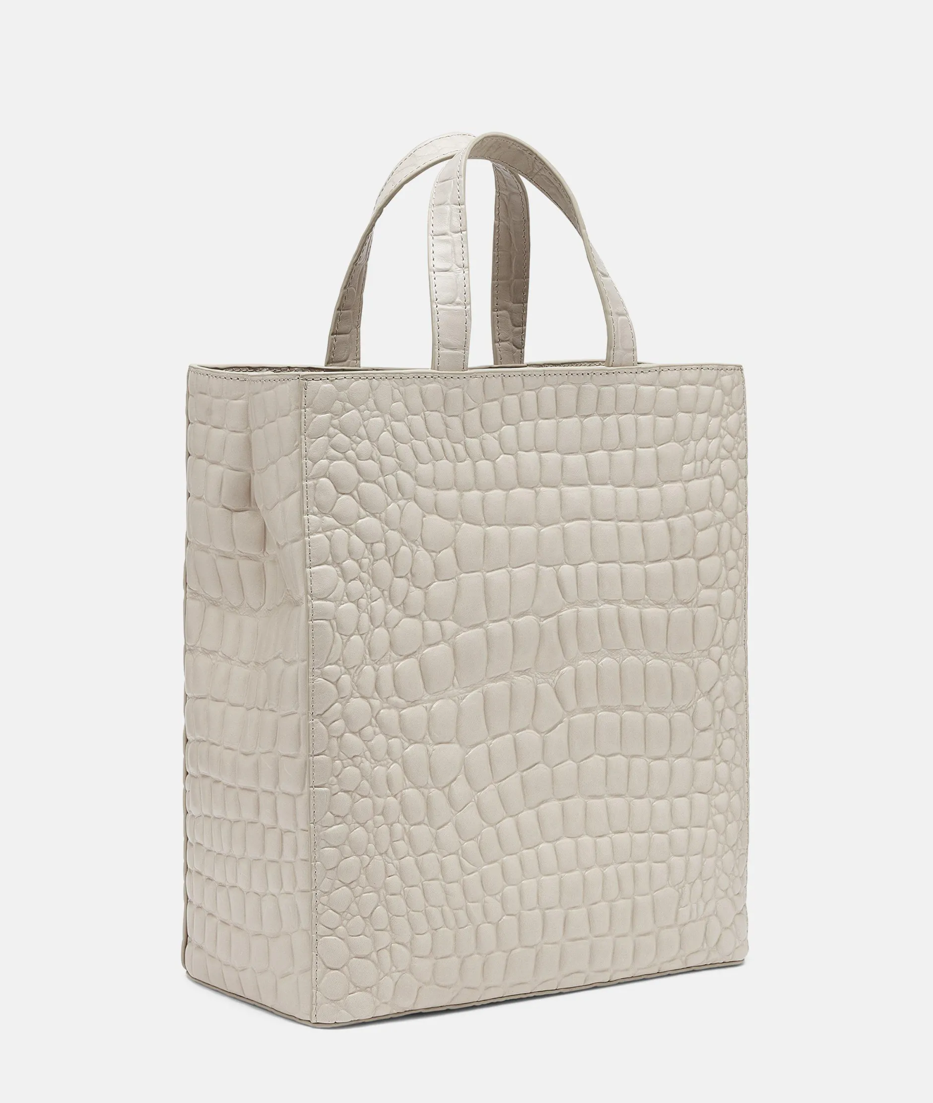 LIEBESKIND BERLIN Kroko Paper Bag Tote M