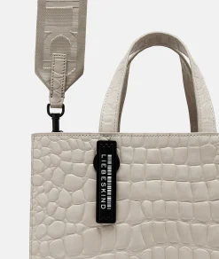 LIEBESKIND BERLIN Kroko Paper Bag Tote M