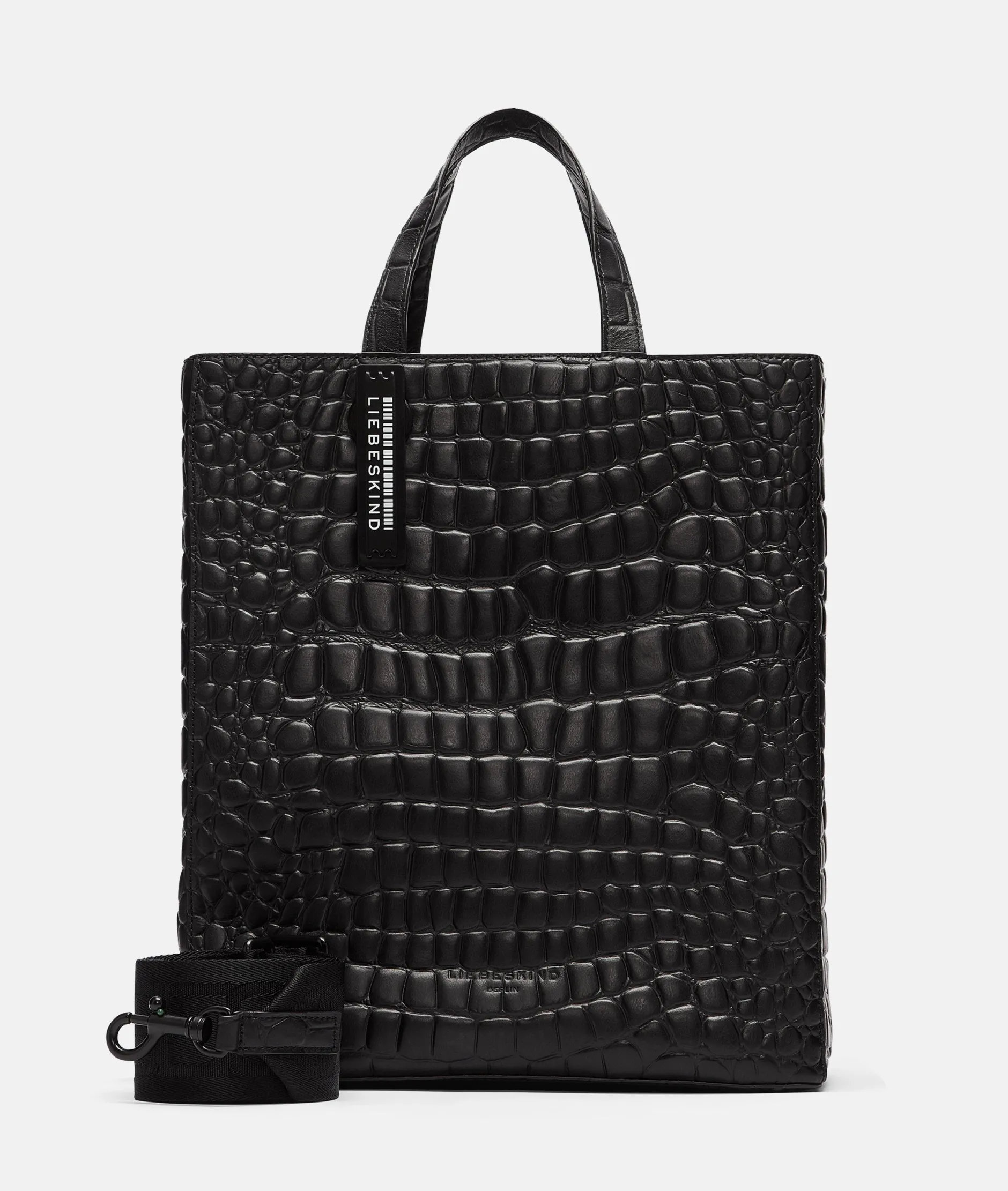 LIEBESKIND BERLIN Kroko Paper Bag Tote M