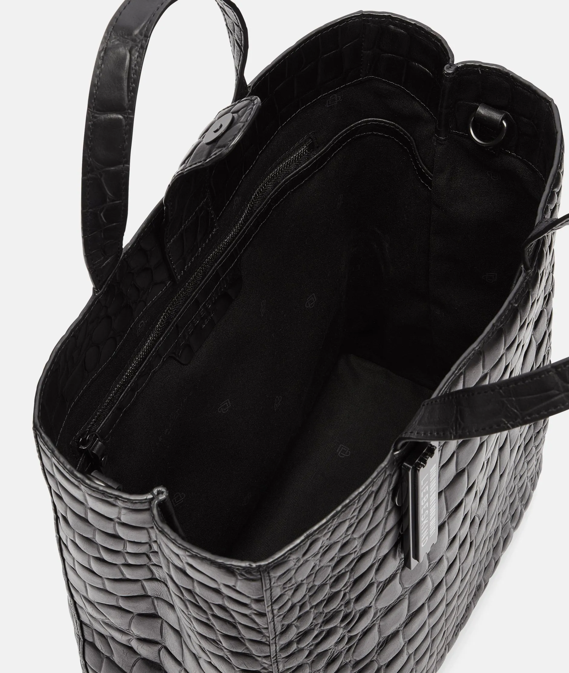 LIEBESKIND BERLIN Kroko Paper Bag Tote M