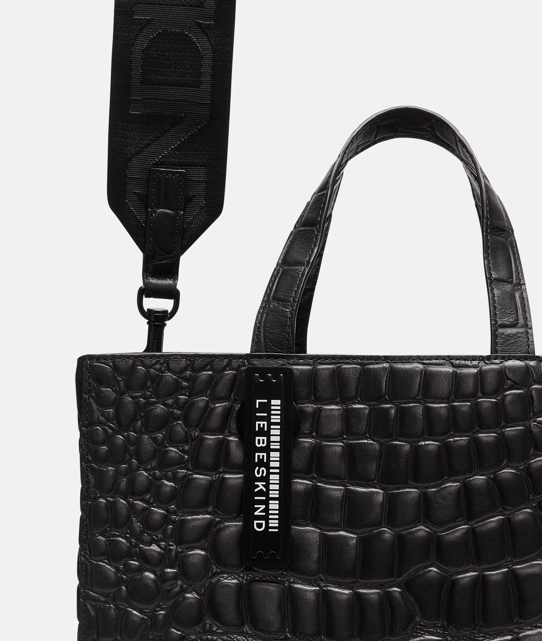 LIEBESKIND BERLIN Kroko Paper Bag Tote M
