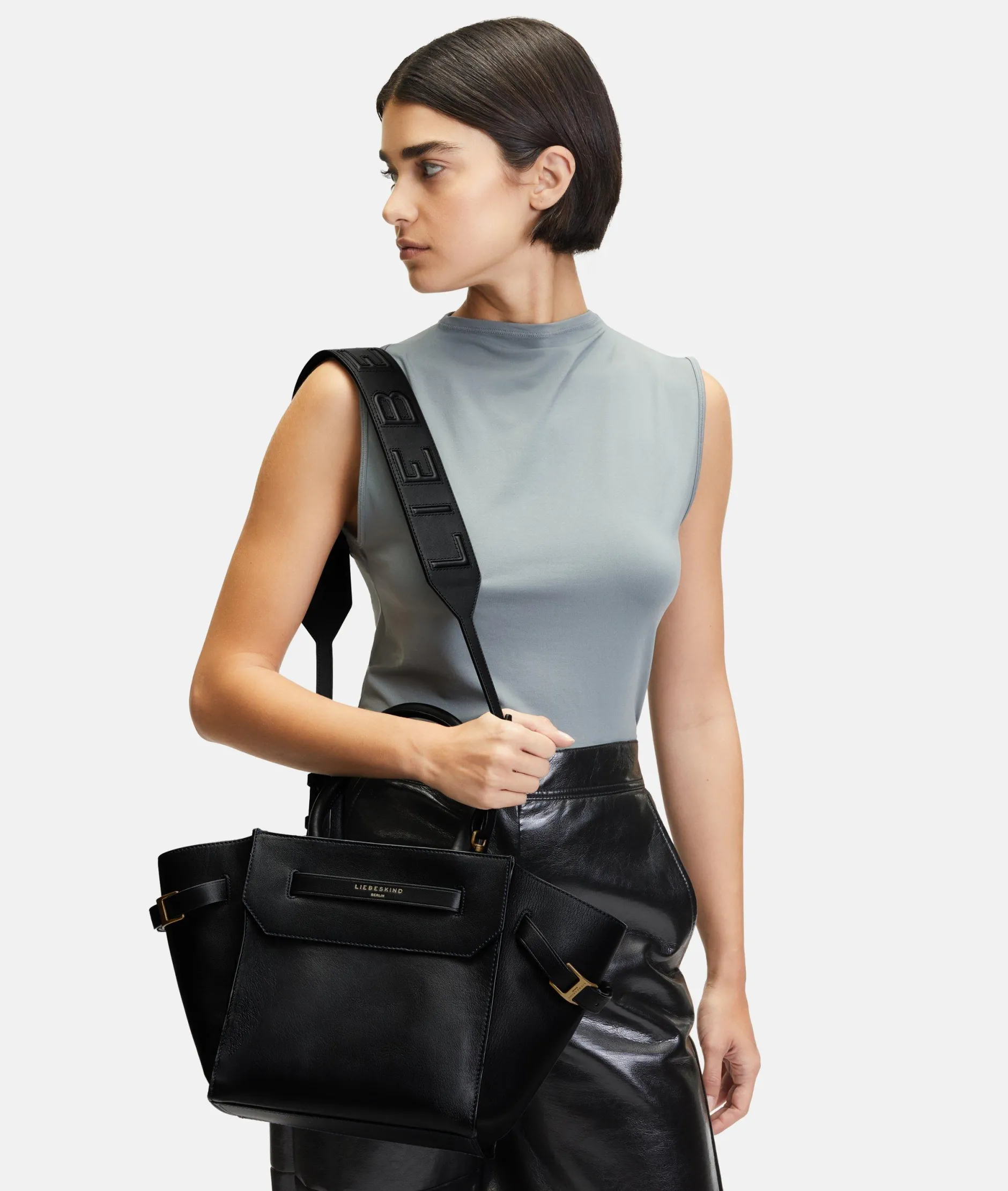 LIEBESKIND BERLIN Paper Bag Shoulder Strap