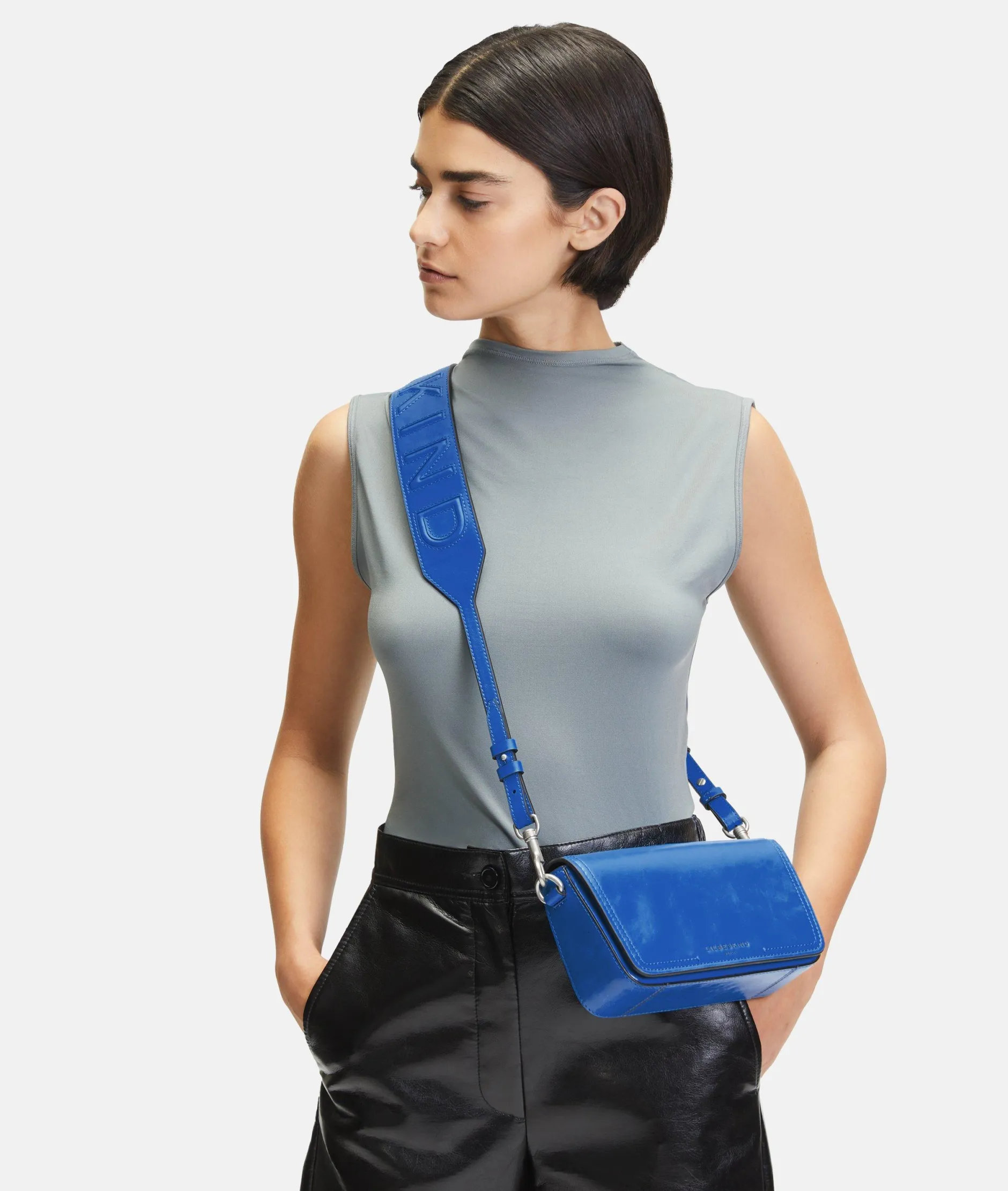 LIEBESKIND BERLIN Paper Bag Shoulder Strap
